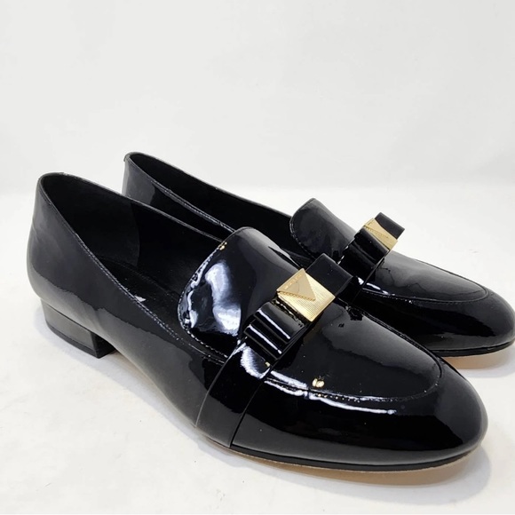 Michael Kors black leather LOAFERS CAROLINE - Picture 10 of 14